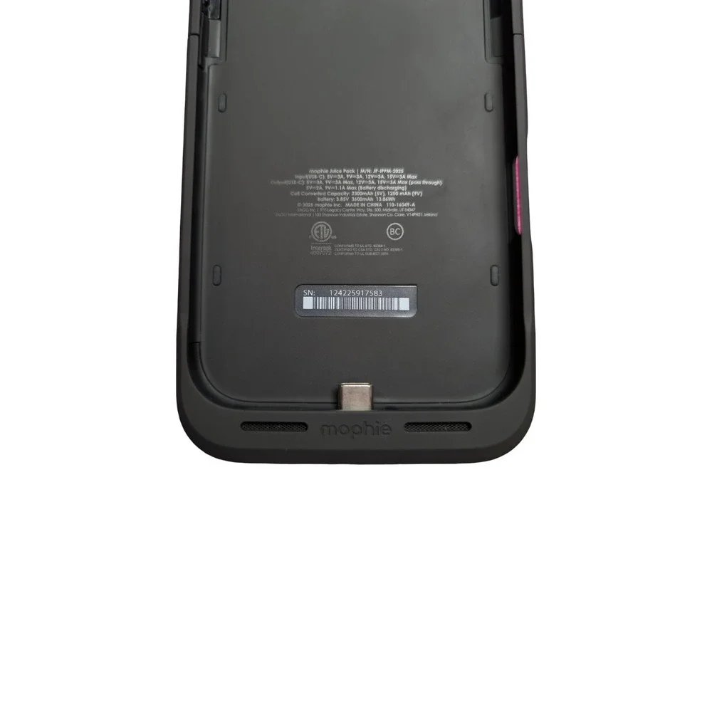 Pp3-U Mophie Juice Pack Battery Case for Apple iPhone 17 Pro Max - Black ⬇️